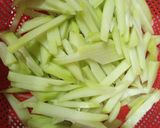 Hình bước làm 2 của món Susu xào đậu hũ