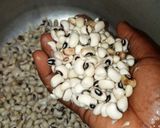 A picture of step 1 of Beans balls II.