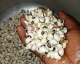 A picture of step 1 of Beans balls II.