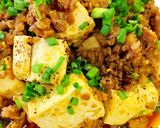 Hình bước làm 3 của món Đậu Hủ Xốt Thịt Bằm Sả Tế