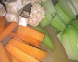 Foto langkah ke 1 dari resep Tempe sayur pedas manis.