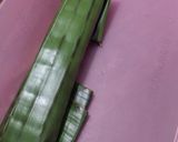 Gambar langkah 7 resipi Kuih Lepat Liat.