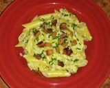 Cukkinis penne recept fázis 6 fotója