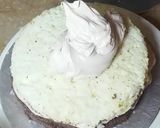 A picture of step 3 of Pizza theme cake (mix flavor).