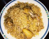 A picture of step 7 of Pulao Biryani 😋.