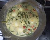 Foto langkah ke 3 dari resep Gulai udang telor kacang panjang.