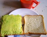 A picture of step 2 of Avocado spread #AuthorMarathon.