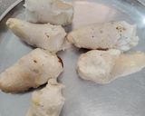 A picture of step 2 of Masala taro.