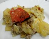 Darált húsos rakott krumpli recept fázis 2 fotója