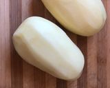 A picture of step 2 of Cheesy Potato Dauphinoise.