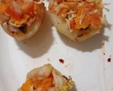 A picture of step 4 of Nacho potato basket.