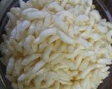 A picture of step 2 of Walnut Puffed Rice kabab with walnut mayo dip.