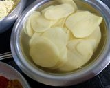 A picture of step 2 of Patika Bhajiya (Potato Fritters).