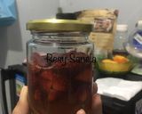 Foto langkah ke 4 dari resep Fermentasi Madu Strawberry.