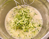 Foto del paso 6 de la receta: Pastel salado con calabacín, pavo y queso