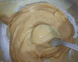 A picture of step 2 of Besan Halwa.
