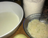 Foto del paso 3 de la receta: Croquetas de en blanco Andaluz con merluza y champiñones 🍄 🐟🥔🥔🥬
