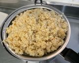 Une image de l'étape 3 de Gratin multicolore de quinoa aux carottes, tomates,coriandre et brie de Meaux.