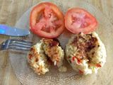 Buñuelos de arroz rellenos de queso... 🤤🤤