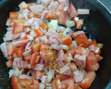Foto del paso 1 de la receta: Bocata de Omelette con jamón y bacon 🥓