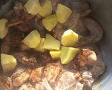 A picture of step 3 of Methi Chicken Curry #All star recipe contest#my staple food cont.