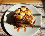 Foto langkah ke 9 dari resep Whole wheat banana pancakes.