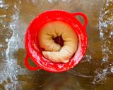 Foto del paso 4 de la receta: Medialunas con relleno 🥐
