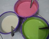 Foto langkah ke 3 dari resep Bolu kukus semangka.