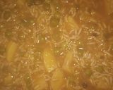 A picture of step 10 of Mater pulao.
