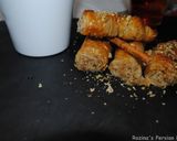 A picture of step 16 of Baklava Rolls.