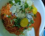 Foto langkah ke 5 dari resep Pepes tahu sutera untuk camilan anak.