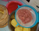 A picture of step 1 of Minced meat stew.