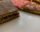 Foto langkah ke 8 dari resep Martabak bangka / terang bulan kenyal bersarang.