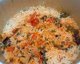A picture of step 9 of Raw jackfruit Biryani.