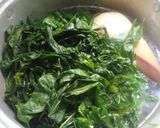 Foto langkah ke 2 dari resep Sayur Daun singkong Jantung pisang.
