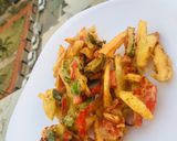 A picture of step 5 of Tempura vegetables.