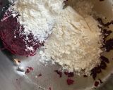 A picture of step 3 of Beetroot Muffin.