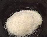 A picture of step 3 of Coconut Laddus.