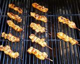 A picture of step 7 of Mike's Grilled Skewered Asian Chicken Yakitori Appetizers.