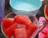 Foto langkah ke 3 dari resep Tarbooz Ka Sharbat (Es Semangka à la Pakistan).