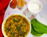 Palak Daliya Khichdi recipe step 5 photo