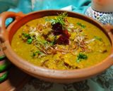 A picture of step 3 of Lentils Chicken curry.
