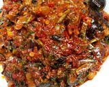 A picture of step 18 of Sinasir with veg.soup.