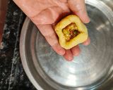 A picture of step 7 of Rakhi Special - Coconut Ladoo with Gulkand-Dryfruits Stuffing.