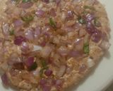 A picture of step 2 of Kadhai Onion Roti.