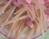 Foto del paso 3 de la receta: Spaghetti con salchichas en brochette🍝