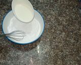 A picture of step 1 of Donuts glaze.