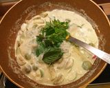 รูปขั้นตอนการทำที่ 4 ของ ขนมจีนข้าวกล้อง แกงเขียวหวานไก่นมจืด