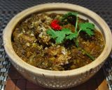A picture of step 3 of Curry Leaves Pepper Chicken.