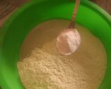 A picture of step 4 of Choco corn cake.